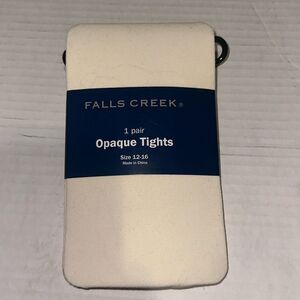 Fall creek 1 pair opaque tights size 12-16